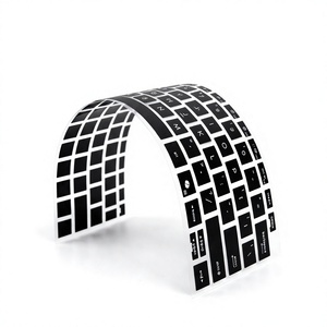 Adesivo Opaco in Vinile per Tastiera Layout <span class=keywords><strong>US</strong></span> Inglese, Pellicola in PVC Impermeabile Antigraffio per Sostituzione e Rinnovamento, Vendita all'Ingrosso - Product Image 1