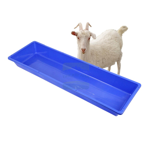 Bebedero <span class=keywords><strong>de</strong></span> Plástico Azul <span class=keywords><strong>de</strong></span> 100 cm para Ganado - Bebedero Económico y Duradero para Pequeñas Granjas <span class=keywords><strong>de</strong></span> Ovejas, Cabras y Ganado - Product Image 5