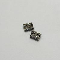 Conector Micro USB Hembra de 2 Pines SMD, Puerto Micro USB 2.0 Hembra para Cable de Carga PCB