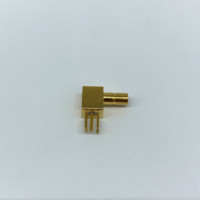 Qualité garantie, connecteurs électriques mâles uniques en laiton plaqué or SSMB 50 ohms DC 3 GHz