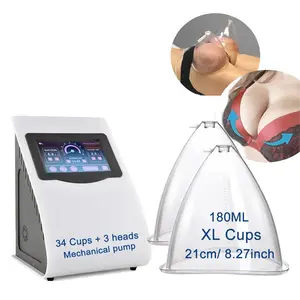 Mejor Venta de ventosas terapia de mama mejorar la máquina de tratamiento de celulitis máquina de terapia de vacío