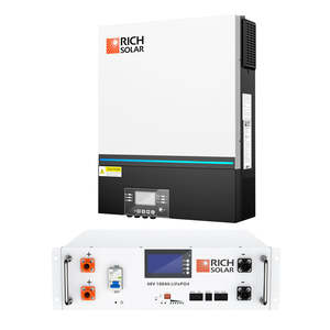 Convertisseur solaire hybride 6500 Watt (6,5 kW) 12V/24V avec protection IP65 et efficacité de 98% ALPHA 1 - Product Image 2