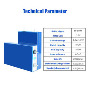 New China Manufacturer Prismatic <b>Battery</b> Cell 3.2v Best Quality 3.2v 100ah Lithium Prismatic <b>Battery</b> Cell - Product Image 2