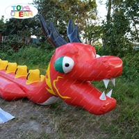Excité 8 Joueurs Dragon Gonflable bateau banane à vendre Tubes Remorquables