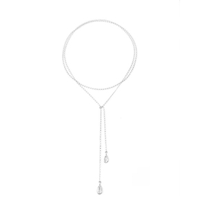 <span class=keywords><strong>Collier</strong></span> double couche Infiniment coquillage non terni Plaqué or 18 carats <span class=keywords><strong>Collier</strong></span> de plage d'été à long pompon en coquillage pour femmes - Product Image 6