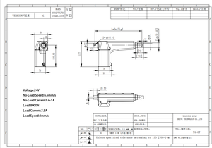 Actuador Lineal Inteligente de 8000N de Potencia para Hogar y Embarcaciones, Motor de CC de 24V con Escobillas, Montaje en Panel, Impermeable, para Silla Dental Eléctrica - Product Image 6