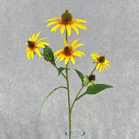 Buket Bunga Daisy Sutra Buatan Tangan Modern Grosir, Warna Campuran, Tangkai Panjang, Bunga Palsu untuk Dekorasi Pernikahan, Rumah, Hotel
