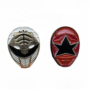 Top Selling Wholesale Design Custom Exquisite And Cute Mask Metal Crafts Soft Enamel Pins