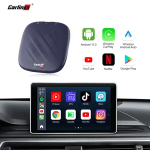 Carlinkit 4g + 64gb rádio automotivo, android 12, sem fio, portátil, inteligente, adaptador para carro