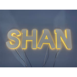 Miniletras Led <span class=keywords><strong>luminosas</strong></span> para todo el cuerpo, con palabras de retroiluminación, en 3d, para interior y exterior - Product Image 3