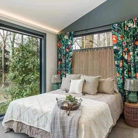 30Sqm einzigartiges Design Chalet mit Hochbett Kleine Häuser Glas A-Rahmen Rack Fertighaus eine Rahmen kabine