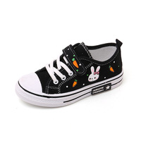 Chaussures en toile à imprimé animal pour filles, respirantes, confortables, mode automne, baskets décontractées de princesse, semelle extérieure en caoutchouc souple et antidérapante