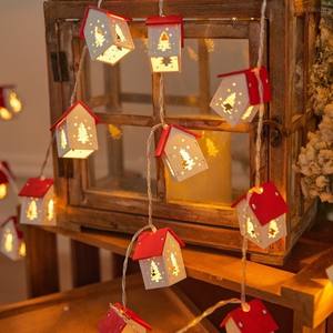 Guirnalda de Luces LED Impermeables para Navidad, Diseño de Casita, 6V CC, 1 Año de Garantía, para Decoración de Jardín, Bodas, Parques e Interiores - Product Image 2