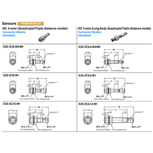 E2E-X4C18 c28b1d8b28b1t8-M1-M3-M5-m1tj Công tắc cảm biến tiệm cận cảm ứng 0.3m M8 4mm E2E-X4C1L8 M1-M3-M5 - Product Image 6