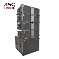 Système de sonorisation actif à deux voies LA-208P&LA-18P avec deux enceintes de 8 pouces et une enceinte de 18 pouces pour les théâtres