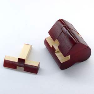 Scatola Segreta in Legno, Gioco Puzzle Magico, Tradizionale Lucchetto <span class=keywords><strong>di</strong></span> Luban, Giocattoli Educativi <span class=keywords><strong>per</strong></span> <span class=keywords><strong>Bambini</strong></span>, Rompicapo - Product Image 6