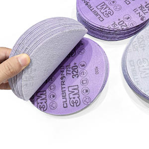 금속 스테인레스 스틸 그라인딩용 3M 775L 6 인치 필름 후크 앤 루프 샌딩 디스크 세라믹 알루미나 연마 디스크 - Product Image 6