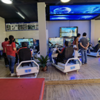 Simulateur de conduite automobile d'intérieur Easy Vr Equipment Drive Star avec châssis de formation à la conduite par apprentissage automatique