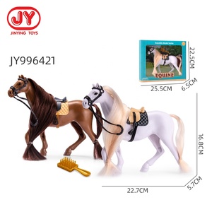 Figuras de Animales de Granja de Caballos de Juguete, No Tóxicas, de Plástico, para Niños - Product Image 4