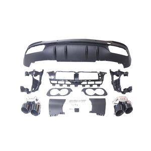 Pour <span class=keywords><strong>Mercedes</strong></span> benz GLE W167 Kit carrosserie mise à niveau vers 2020 + <span class=keywords><strong>GLS</strong></span> X167 un diffuseur arrière de Style avec embouts d'échappement - Product Image 1