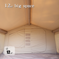 Tente de camping multi-personnes personnalisée 2023, toile imperméable, maison gonflable, grande tente d'extérieur pour une expérience de camping confortable