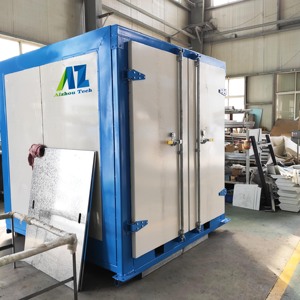 Elektrischer Kleiner Pulverhärtungsofen Trolley Aluminium-Substrat Motorgetriebener Chargen-Trockenofen für Metallbeschichtung - Product Image 6