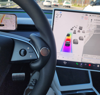 Pour Tesla Model 3/Y 2024 Highland AP : Booster de volant, contrepoids de volant, accessoires de pilotage automatique