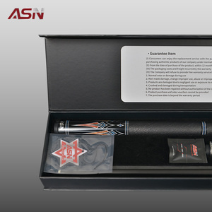A-03-SET ASNCUE <span class=keywords><strong>Queue</strong></span> <span class=keywords><strong>de</strong></span> <span class=keywords><strong>billard</strong></span> <span class=keywords><strong>de</strong></span> haute qualité en fibre <span class=keywords><strong>de</strong></span> carbone avec joint central, fût en fibre <span class=keywords><strong>de</strong></span> carbone, pointes radiales 3*8/8 <span class=keywords><strong>de</strong></span> 12,5 mm, 19,5 oz - Product Image 4
