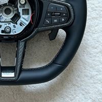 Volant en cuir avec palettes en fibre de carbone et touches rouges M1 M2 pour BMW M3 M4 M5 G05 X5 G06 X6 G20 G22 G26 G30 G31 G32 G36 G38 G80