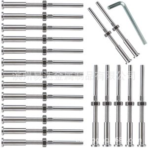 Ensemble de connecteurs de garde-corps en acier inoxydable 316, tendeur de câble hexagonal avec clé 18-20 mm - Product Image 5