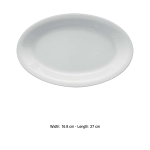 จานเสิร์ฟรูปไข่โรม่า 27 × 16.8 ซม. ซัตตูร์เนีย - Product Image 3