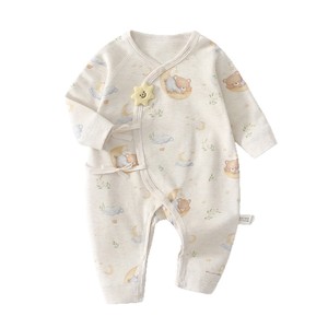Mameluco de Algodón para Bebé 52/40 Unisex Primavera Otoño con Estampado de Oso - Product Image 5