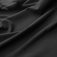 Tissu satiné 100 % polyester écologique de haute qualité, 120-160 g/m², extensible, occultant, pour robes musulmanes et abayas pour filles
