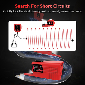 Détecteur de fils intelligent P182, traceur de circuit professionnel pour systèmes électriques de véhicules 9~30V DC, localisation sans effort des coupures de fils - Product Image 5
