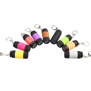 Portable Mini LED Flashlight Key Chain Waterproof USB Rechargeable for Outdoor Hiking Camping New Style Mini Torch Promotional