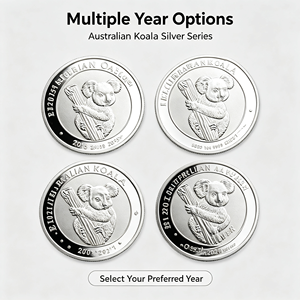 Pièce commémorative en argent fin 9999 Koala d'Australie 2024, <span class=keywords><strong>1</strong></span> oz, plaquée or, pièce de collection - Product Image 6