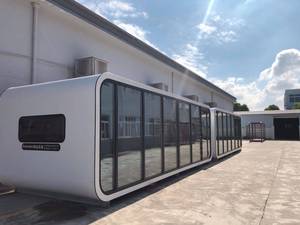 Apple Cabin 20ft 40ft Outdoor Modern Popular Prefab Tiny House Casa de trabajo móvil Oficina Pod Container House - Product Image 4