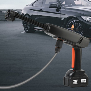 ปืนฉีดน้ำแรงดันสูงไร้สาย มอเตอร์ไร้แปรงถ่าน 250 PSI หัวฉีด 6-in-1 ใช้แบตเตอรี่ พกพาสะดวก สำหรับล้างรถ - Product Image 5