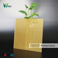 Verre trempé laminé avec impression matricielle par points et frit céramique pour mur-rideau architectural