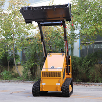 Prodotto Più Venduto 2026 Somate Mini Skid Steer con Benna, Caricatore Frontale, Mini Skid Steer per Agricoltura, Skid Steer Cingolato