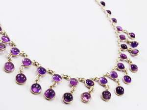 Design moderne De Haute Qualité Améthyste Pierres Précieuses À La Main Collier Bijoux 925 En Argent Sterling - Product Image 3