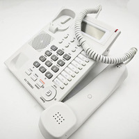 Téléphone analogique filaire avec affichage numérique et numérotation rapide unique pour la maison, l'hôtel et le bureau.