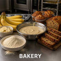 Poudre de fruits de qualité supérieure pour smoothies, préparations pour boissons, confiseries et applications laitières – Poudre de banane