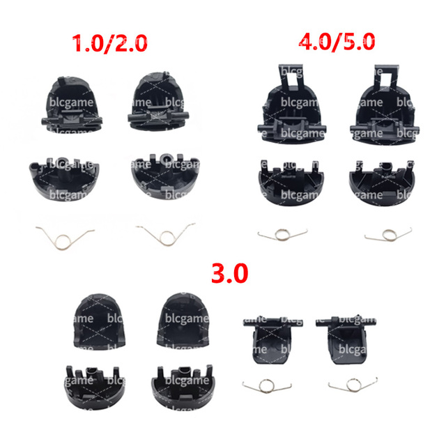 For PS4 1.0/2.0 3.0 4.0/5.0 L1R1 L2R2 Trigger Spring Button Trigger Buttons for PS4 Controller Replacement Repair Parts for PS4
