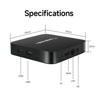 Boîtier TV Android, double bande, Bluetooth, télécommande vocale, sortie 4K, décodeur réseau
