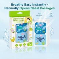 Patch d'aromathérapie adhésif portable, parfum naturel pur, aide à améliorer la respiration et à soulager l'inconfort nasal à tout moment et en tout lieu
