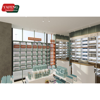 Meubles de pharmacie à la mode acier plastique bois MDF acrylique métal pharmacie étagères pour présentoirs magasin centre commercial magasins