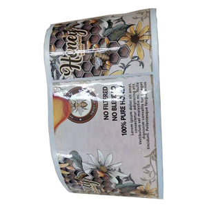 Tùy Chỉnh Không Thấm Nước Dính Lá Vàng Bao Bì Nhãn Thực Phẩm Biểu Tượng Tùy Chỉnh Logo Thương Hiệu Mật Ong Jar Nhãn Dán Cho Chai Thủy Tinh - Product Image 3