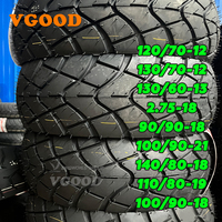 Neumáticos de Motocicleta VGOOD con Patrones Populares en Venezuela, Excelente Agarre, Precios Competitivos, 130/70-17 para Reemplazo