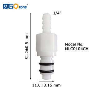 מחברים עם גברים 1/4 שחרור מהיר צימוד 5/16 צימוד צינורות פלסטיק 3/8 אביזרי עזר - Product Image 3